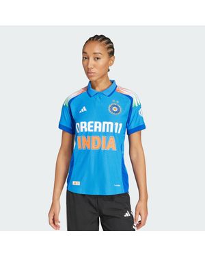 adidas India Cricket One Day International Jersey - Blue