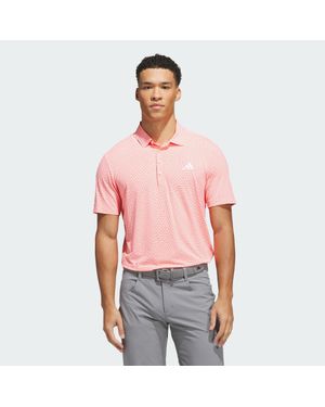 adidas Ultimate365 Tour Cool Feeling Deco Polo Shirt - Red