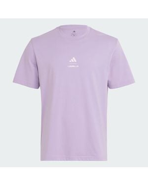 adidas Lesmills Mind Body Graphic T-Shirt - Purple