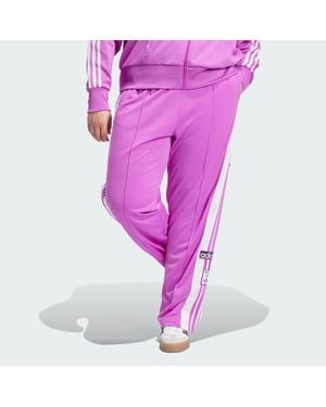 adidas Adibreak Tracksuit Bottoms (Plus Size) - Purple