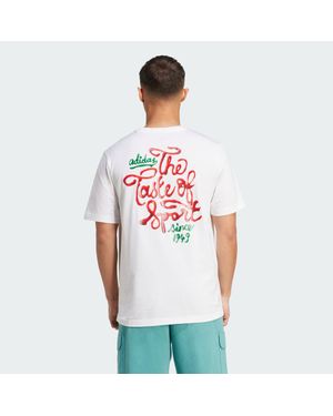 adidas Food Sauce Graphic T-Shirt - White