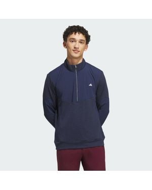 adidas Sudadera Ultimate365+ Course Control Híbrida Con Cremallera Hasta El Pecho - Azul