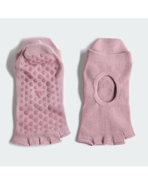 adidas Yoga Pilates 5 Toe Socks - Pink