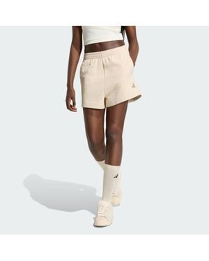 adidas Kit Small Logo Shorts - Natural