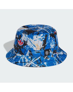 adidas Manchester United Stone Roses Bucket Hat - Blue