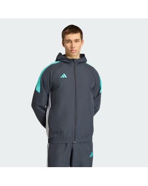 adidas Tiro 26 Essentials Woven Hoodie - Blue