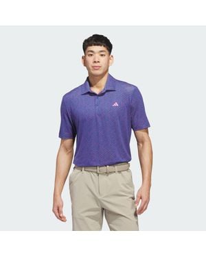 adidas Polo De Malla Con Estampado De Tango Ultimate 365 Climacool - Azul