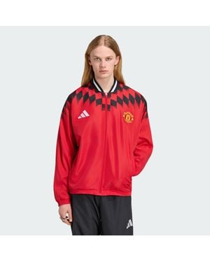 adidas Manchester United Stadium Track Top - Red