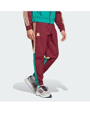 adidas As Roma Seasonal Track Tracksuit Bottoms - Red