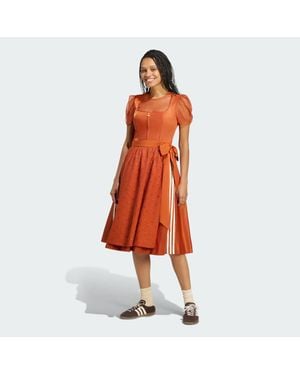 adidas Originals Dirndl Kleid - Orange