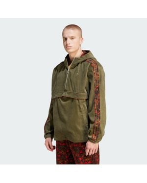 adidas Corduroy Hoodie - Green