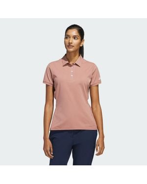 adidas Ultimate365 Tour Twistknit Polo Shirt - Red