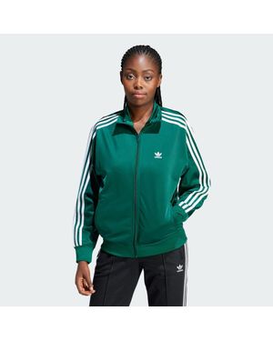 Designer Adidas Firebird Jacke Blau Rot fur Damen Bis 35 Rabatt Lyst DE