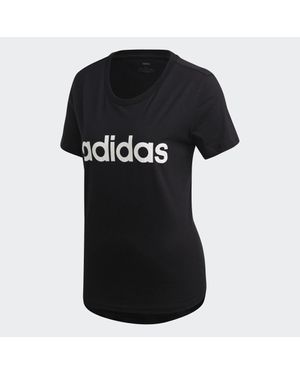 adidas Essentials Linear Tee - Black