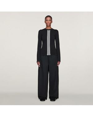 adidas Y-3 Nylon Tracksuit Bottoms - Black