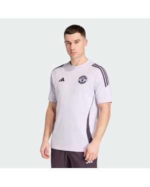 adidas Manchester United Tiro 25 Competition Cotton T-Shirt - White