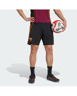 adidas As Roma Tiro 25 Competition Training Shorts - Black