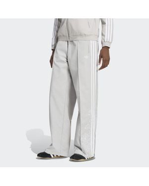 adidas Floral Gfx Firebird Loose Track Pant - Grey