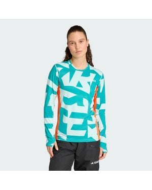 adidas Multi Synthetic Base Layer Long Sleeve - Blue