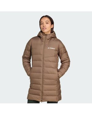 adidas Terrex Multi Light Down Hooded Parka 2.0 - Brown