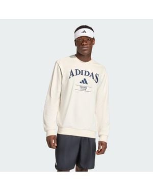 adidas Heritage Graphic Crew Sweatshirt - White