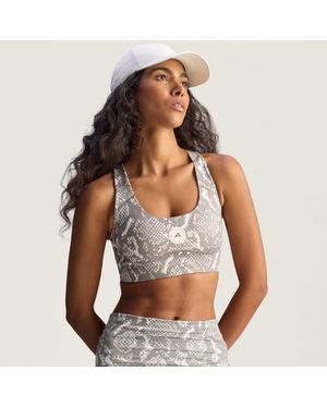 adidas By Stella Mccartney Power Impact Training Bh Mit Mittlerem Halt Und Print - Mehrfarbig