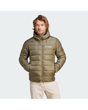 adidas Chaqueta Con Capucha Terrex Multi Light Down - Verde