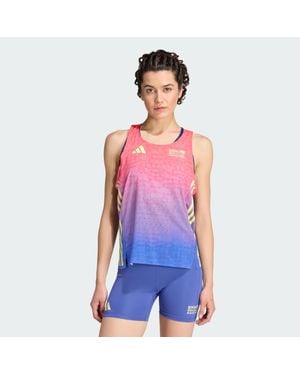 adidas Bmw Berlin-Marathon 2026 Adizero Running Tank Top Top - Pink