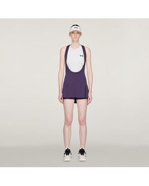 adidas Y-3 Tennis Pro Bib - Lila