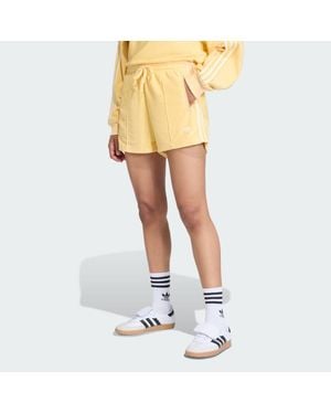 adidas Terry Towel Firebird Shorts - Yellow