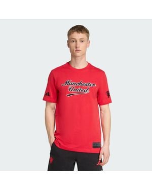 adidas Manchester United Us Pack T-Shirt - Red