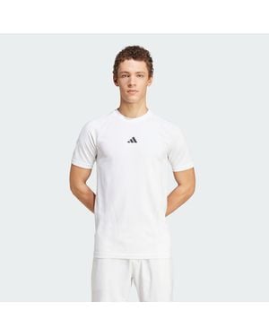 adidas Tennis Pro Seamless Aeroready Freelift T-Shirt - Weiß