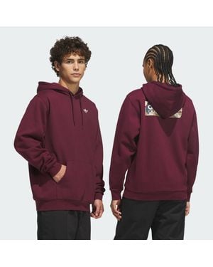 adidas Sudadera Con Capucha Con Logotipo De Skate - Morado