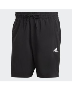 adidas Essentials 3 Stripes Shorts - Black