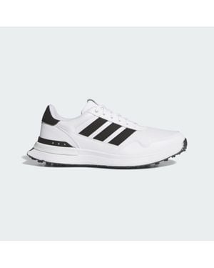 adidas S2G 26 Leather Spikeless Golf Shoes - White
