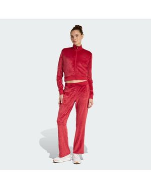 adidas Chándal Glam Velvet - Rojo