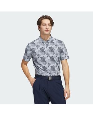 adidas Go-To Printed Polo Shirt - Blue