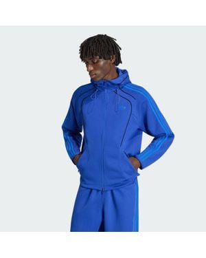 adidas Spacer Teamgeist 26 Cutline Fullzip Hoodie - Blue