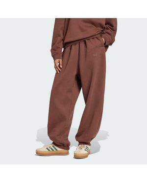 adidas Essentials Linear Jogger Pant Oversized - Brown