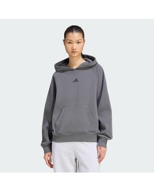 adidas Kit Small Logo Hoodie - Grey