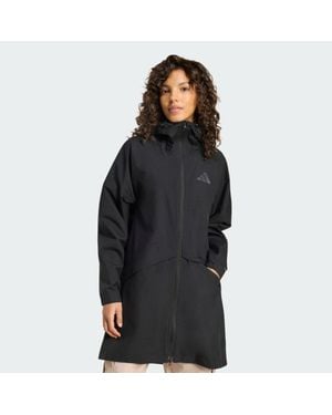 adidas Terrex Multi 2 Layer Climaproof Rain Parka Jacket - Black
