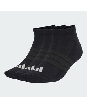 adidas Cushioned Essentials Low Cut Socks 3 Pair Pack - Black