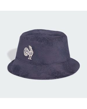 adidas Frankreich Rugby Grafik Stoffhut - Blau
