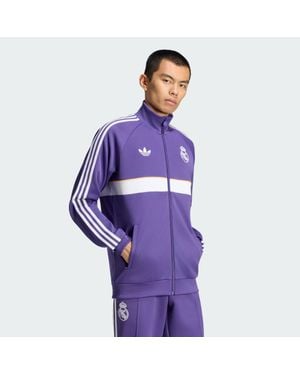 adidas Real Madrid Originals Track Top - Purple