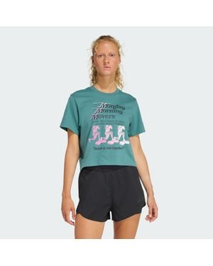 adidas Lesmills Movers Graphic T-Shirt - Green