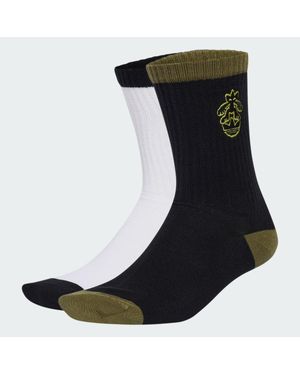 adidas Skate Crew Sock 2 Pairs - Black
