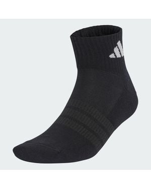 adidas Cushioned Sportswear Ankle Socks 3 Pair Pack - Black