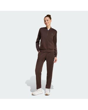 adidas Chándal Con Estampado De Leopardo 3 Stripes - Marrón