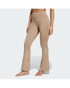adidas All Me Essentials Flare Leggings - Natural