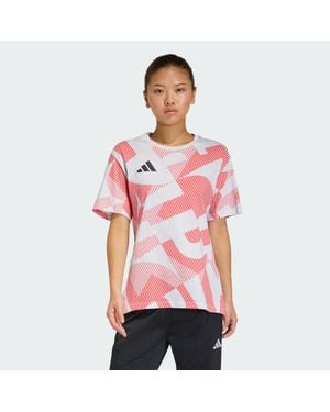 adidas Poc Aop T-Shirt W - Rot